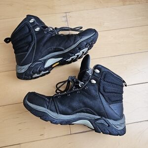 Ahnu Women's Black Montara Waterproof Hiking Boots